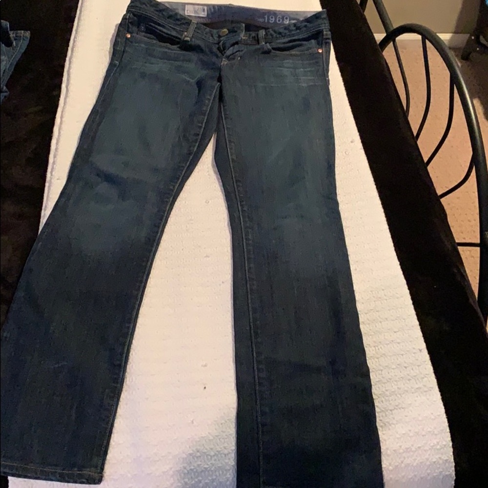 Gap real straight 1969 jeans